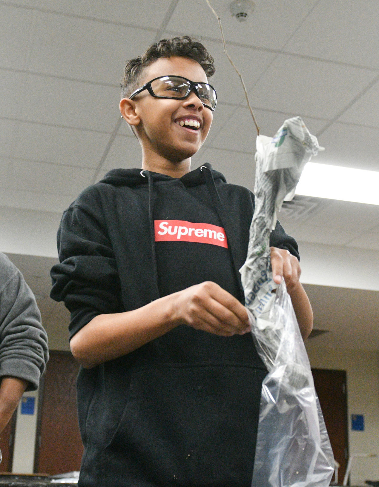Students wrap trees, give back to the community